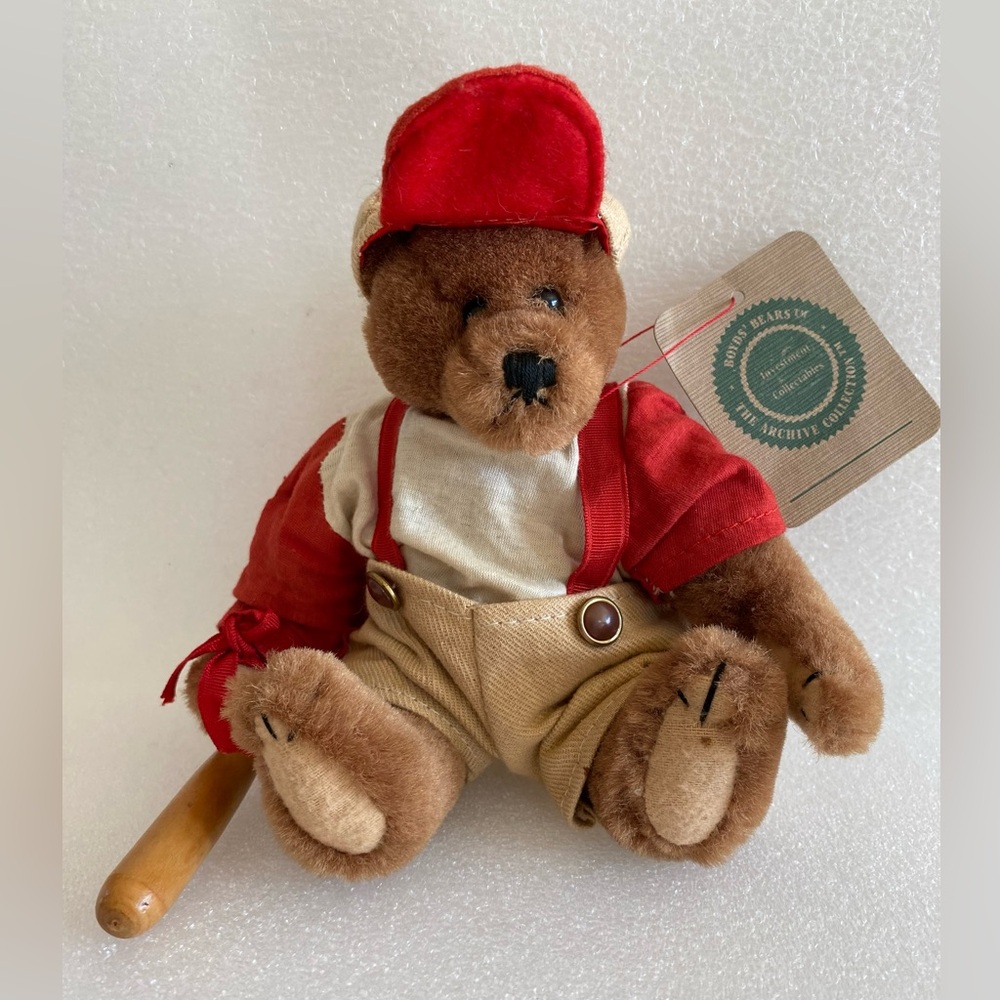 Vintage Boyds Bears The Archive Collection
HOMER Small Plush Baseball Teddy Bear